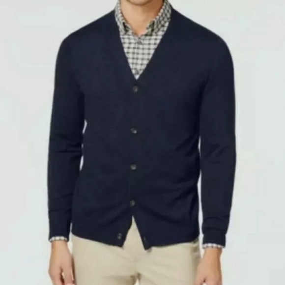 Club Room Other - Club Room Men's Knit V-Neck Cardigan Navy